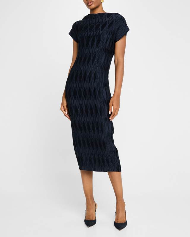 Gramercy Pleated Midi Dress